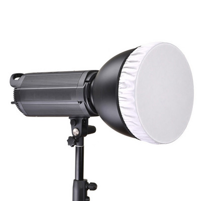 Mīksta balta difuzora pārklājuma zeķe 7" 180 mm, saderīga ar Godox AD-R6, Studio Strobe Bowen Mount standarta atstarotāju