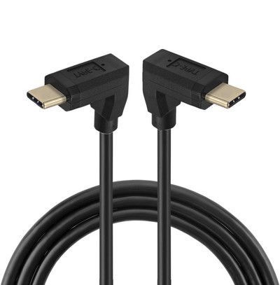 Dvostruki 90 stupnjeva lijevo desno gore dolje pod kutom USB-C Type-C muški na Type-C muški adapter adapter 4K kabel 0,3 m 1 m kabel Gen2 10 Gbps