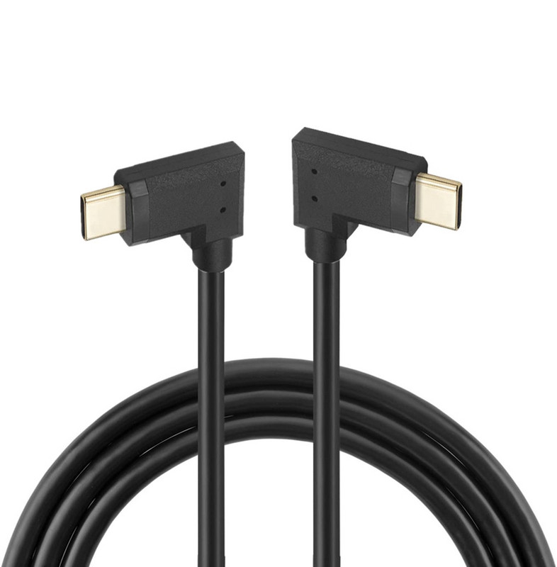 Dvostruki 90 stupnjeva lijevo desno gore dolje pod kutom USB-C Type-C muški na Type-C muški adapter adapter 4K kabel 0,3 m 1 m kabel Gen2 10 Gbps