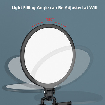 Φωτισμός βιντεοδιάσκεψης με κλιπ Led Lights 180° Meeting Lantern Panel Studio για tablet Xiaomi Huawei Live Broadcast PC
