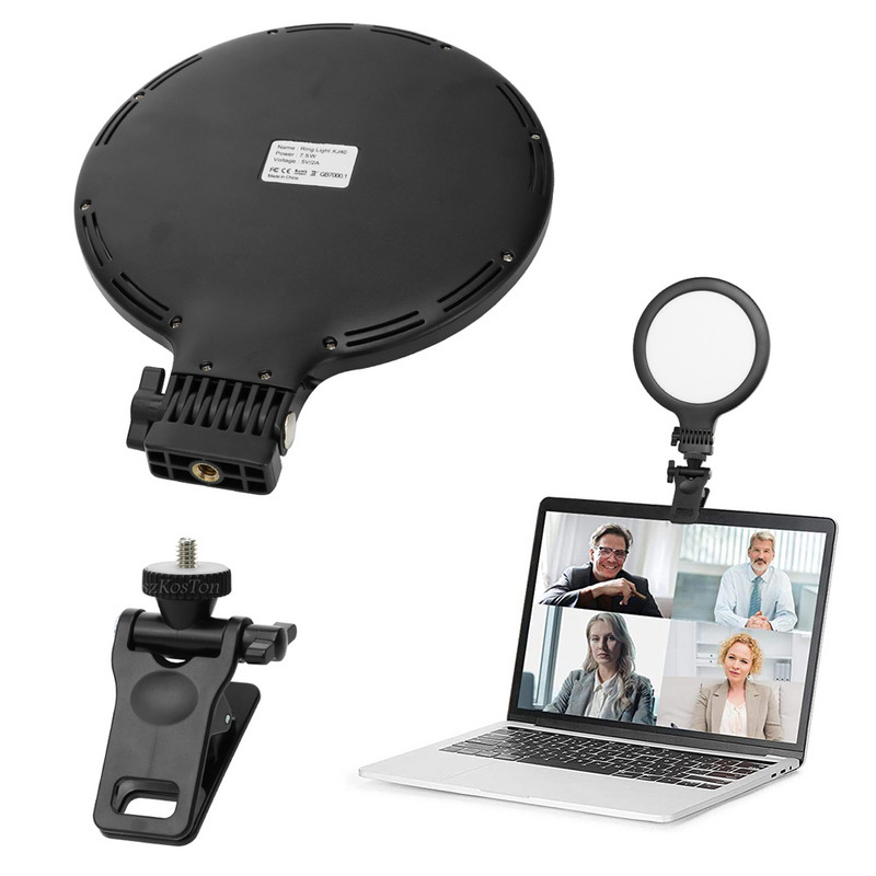 Svjetlo za video konferencije Led svjetla koja se pričvršćuju 180° Lanterna za sastanke Panel Studio Lamp za Xiaomi Huawei Live Broadcast Tablet PC