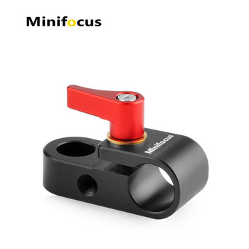 Minifocus Single 15mm Pole Clamp Монтаж на прът Скоба за плоча на камерата/Клетка/Дръжка за удължение на пръта