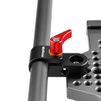 Minifocus Single 15mm Pole Clamp Монтаж на прът Скоба за плоча на камерата/Клетка/Дръжка за удължение на пръта