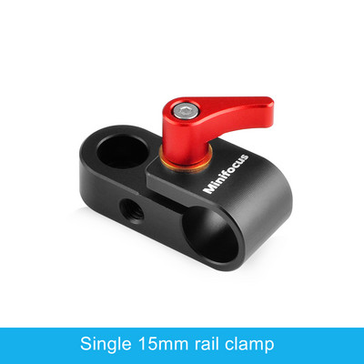 Minifocus unică 15 mm clemă pe stâlp clemă tijă pentru placă de cameră/cușcă/mâner pentru extensie tijă