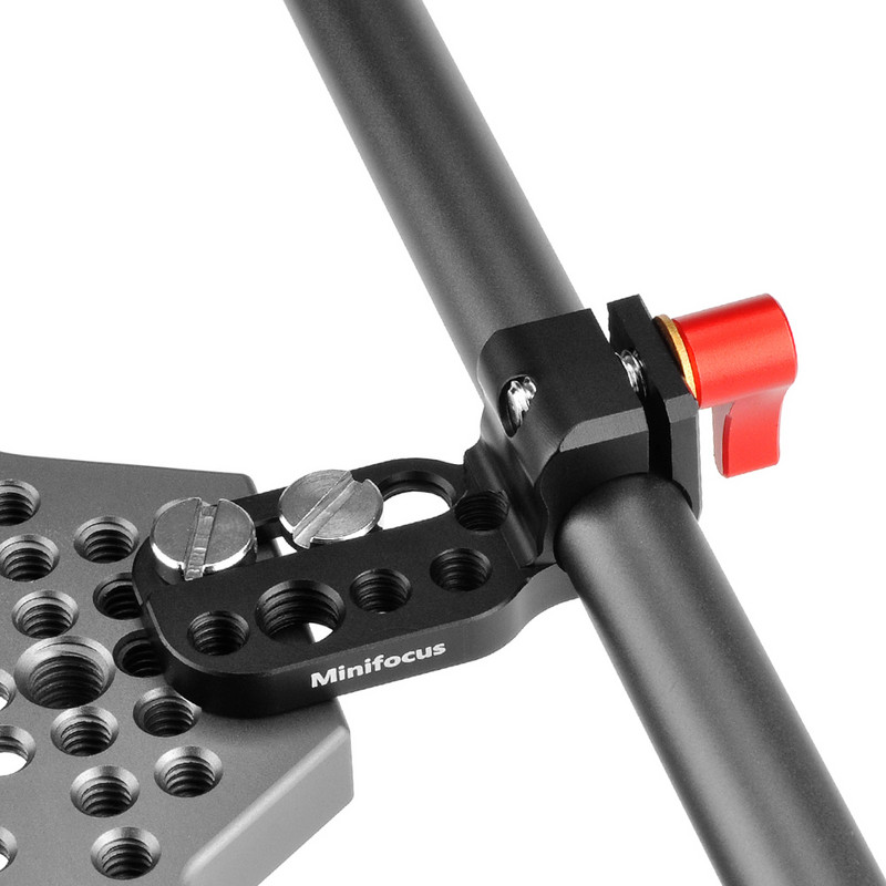 Minifocus unică 15 mm clemă pe stâlp clemă tijă pentru placă de cameră/cușcă/mâner pentru extensie tijă