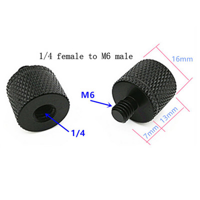 M4 M6 M8 M10 M12 do 1/4 muški na ženski adapter za montažu na vijke pribor za fotografiju glava stativa vijak ploče za brzo otpuštanje