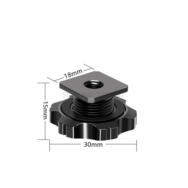 Jadkinsta 1/4" kaamera Hot Shoe Mount kruviadapter 1/4" või M14 statiivi mikrofoni monitori ühe mutriga mikrofoni kruviadapteri jaoks