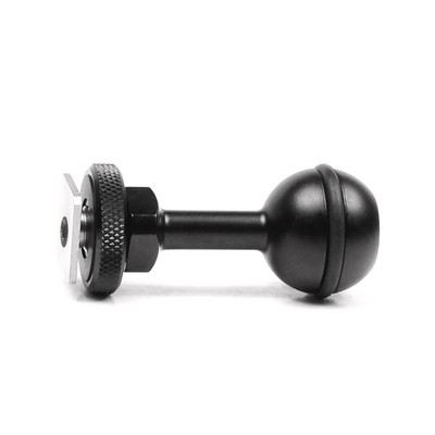 Búvárhideg cipőtalp 1 hüvelykes, gömbfejű, állítható adapter víz alatti fényképezőgéphez, vízálló házhoz, videó villanófény