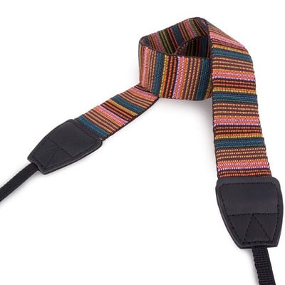 SLR Vintage Style Stripes Pehmed kaamera kaelarihmad õlarihm Nikoni Canoni Sony DSLR-kaamerate fotostuudio tarvik