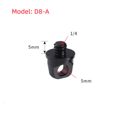 Adapter vijka za remen za kameru s navojnom glavom M4 za stativ DJI kamere, priključak za remen za ruku