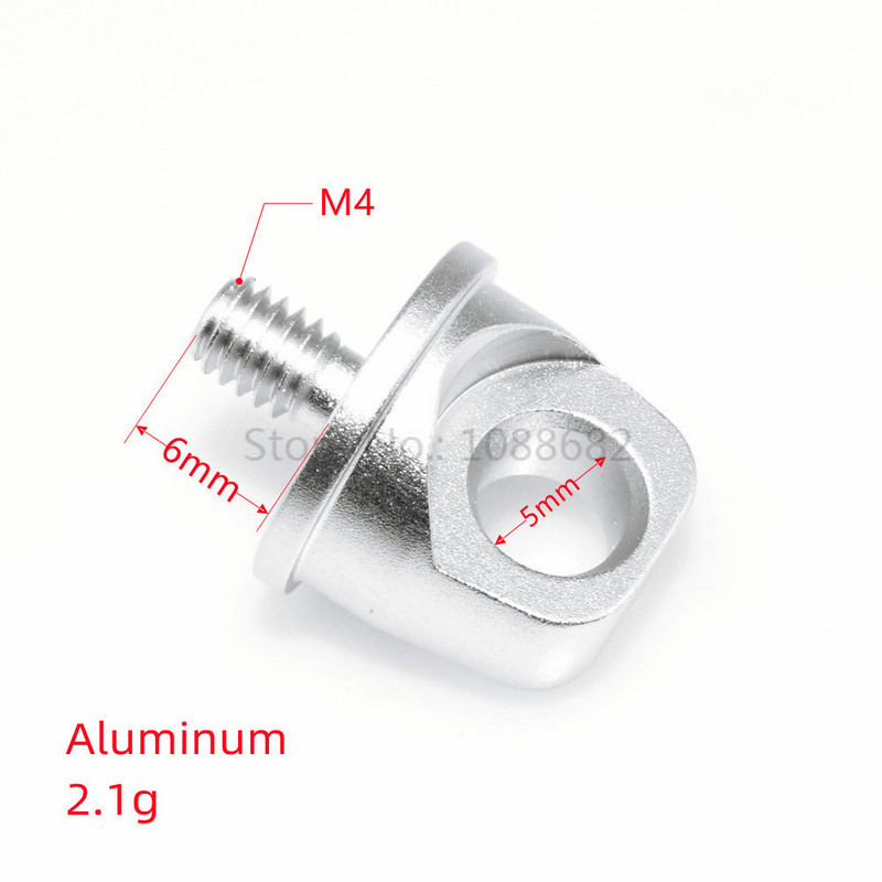 Adapter vijka za remen za kameru s navojnom glavom M4 za stativ DJI kamere, priključak za remen za ruku