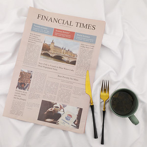 2db Nosztalgikus angol újság, vintage stílusú fényképezéshez háttér kellékek, kozmetikai sütés-fotós dekorációs cikkek