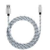 30cm/50cm/100cm-es típusú c adatkábel 3.1 c típusú USB csatlakozódugóhoz 3A nagyáramú alumínium fonott adatkábel