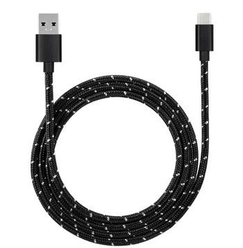 30cm/50cm/100cm type-c кабел за данни 3.1 type c към USB мъжки 3A високотоков алуминиев плетен кабел за данни
