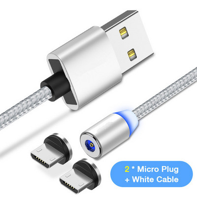 Novi magnetski kabel Najlonski mikro USB kabel Cabo 1M/2A Žica za punjenje Magnet Micro USB kabel Tip-C Za Android Za Micro Za Tip C