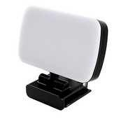 6500K prijenosno LED video svjetlo četvrtasto prijenosno računalo svjetlo web kamere Zoom osvjetljenje poziva s kopčom za prijenos uživo