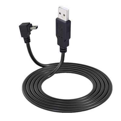 USB MINI 5Pin 5P unghi 90° tată la USB 2.0 A mufă tată Cablu de date 0,25 m 1,5 m 3 m