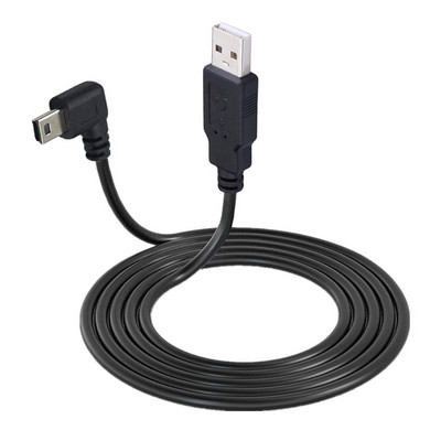 USB MINI 5Pin 5P unghi 90° tată la USB 2.0 A mufă tată Cablu de date 0,25 m 1,5 m 3 m