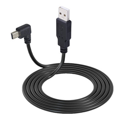 USB MINI 5Pin 5P unghi 90° tată la USB 2.0 A mufă tată Cablu de date 0,25 m 1,5 m 3 m