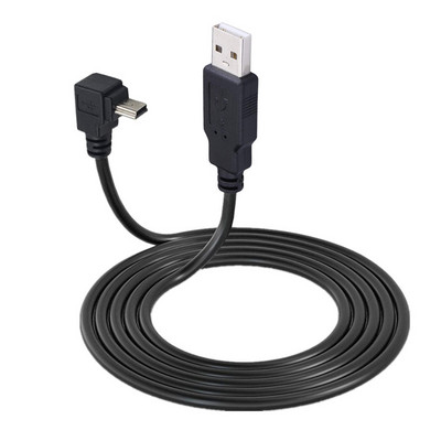 USB MINI 5Pin 5P unghi 90° tată la USB 2.0 A mufă tată Cablu de date 0,25 m 1,5 m 3 m