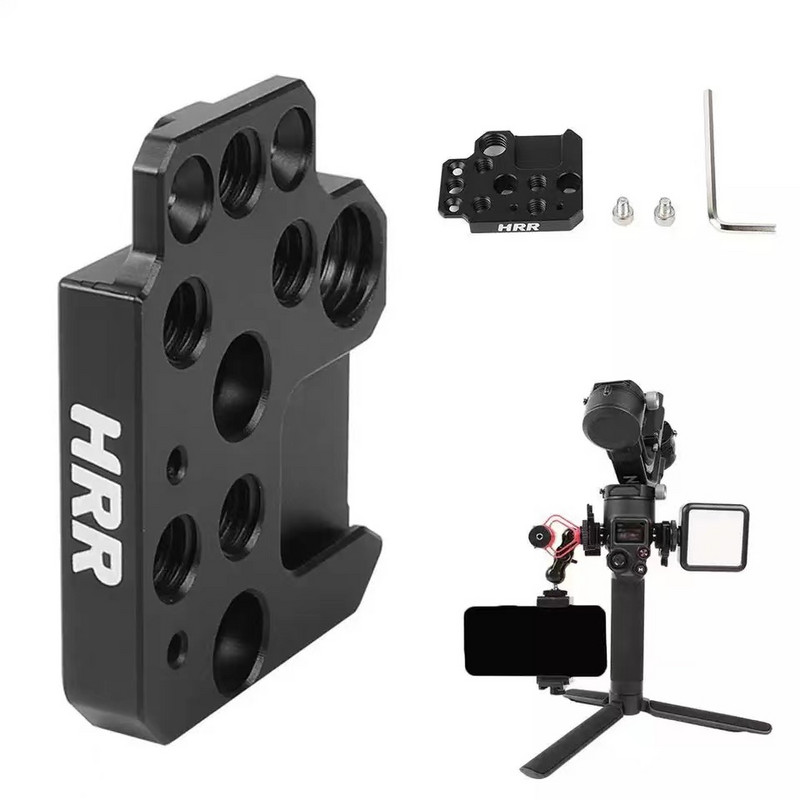 Monitori kinnitushoidik DJI Ronin S/SC/RS2/RSC2 Gimbali tarvikute kinnitusplaadi pikendus 1/4" ja 3/8" keermeauk