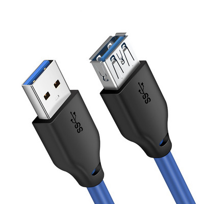 CABLETIME USB 3.0 Cablu prelungitor de mare viteză 5 Gbps pentru Smart TV PS4 Xbox One SSD Extender USB Cablu de date Adaptor USB N318