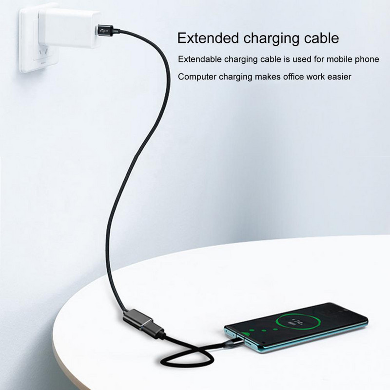 Cablu de date convenabil Plug and Play anti-înfășurare Cablu USB ușor pentru unitatea flash Linia de date Transfer de date