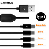 USB Type-C na USB2.0 A muški na muški sinkronizacija podataka i punjenje, USB konektor, adapterski kabel 30 cm/1 m/1,5 m
