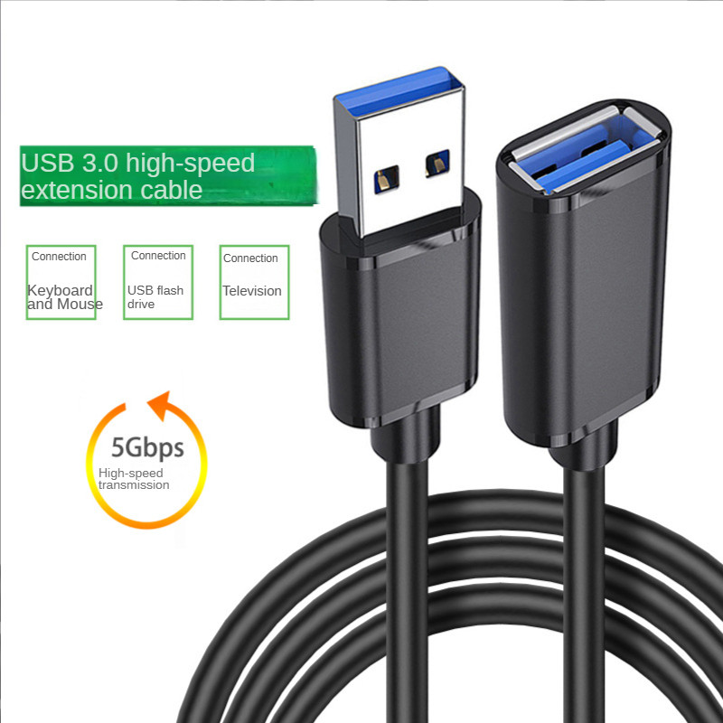 USB3.0 muški na ženski produžni kabel Muški na ženski računalni miš tipkovnica USB disk sučelje produžni kabel 1M2M