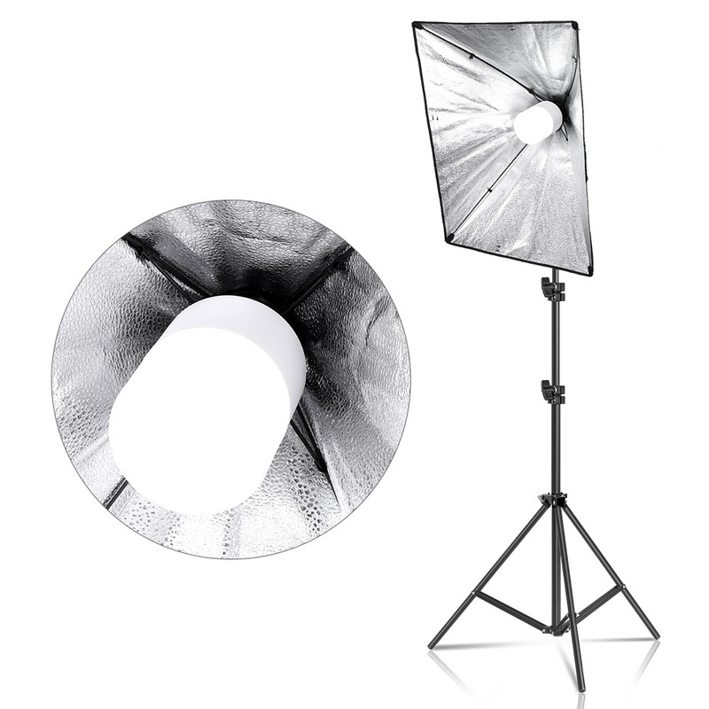 SH 4gab Fotografēšanas LED lampas spuldzes Nepārtraukts apgaismojums bez mirgojošas baltas gaismas Softbox Photo Video Studio110V-240V