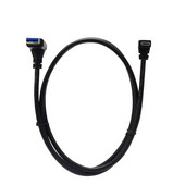 3A USB tip C dvostruki 90 stupnjeva USB C kabel 1 m pod kutom lijevo desno gore dolje Gooseneck tip USB 3.0 Type-C podatkovni kabel za brzo punjenje
