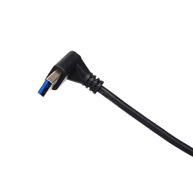 3A USB tip C dvostruki 90 stupnjeva USB C kabel 1 m pod kutom lijevo desno gore dolje Gooseneck tip USB 3.0 Type-C podatkovni kabel za brzo punjenje