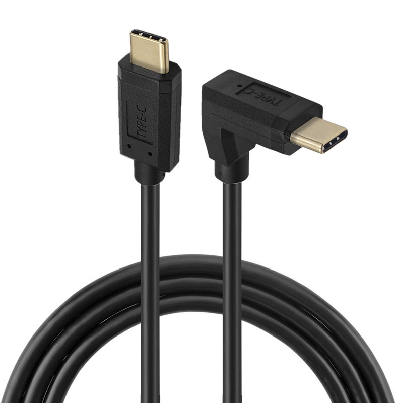 C típusú USB 10 Gbps hosszabbítókábel USB 3.1 szögletes adatátviteli gyorstöltés 4K 60 Hz-es USB-C csatlakozódugós kábel hosszabbító kábel