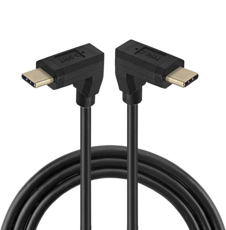 C típusú USB 10 Gbps hosszabbítókábel USB 3.1 szögletes adatátviteli gyorstöltés 4K 60 Hz-es USB-C csatlakozódugós kábel hosszabbító kábel