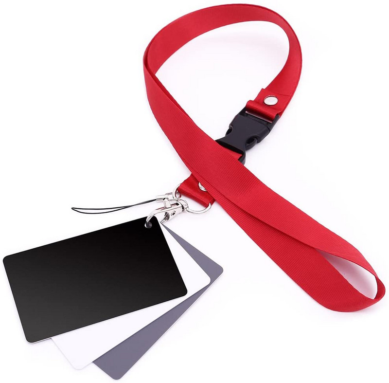 2 u 1 kartica za ravnotežu sive i bijele 12-inčna ploča s 18% sive za fotografiju Ploča za fokusiranje Zaslon za fokusiranje od 30 cm ploča za ravnotežu bijele boje