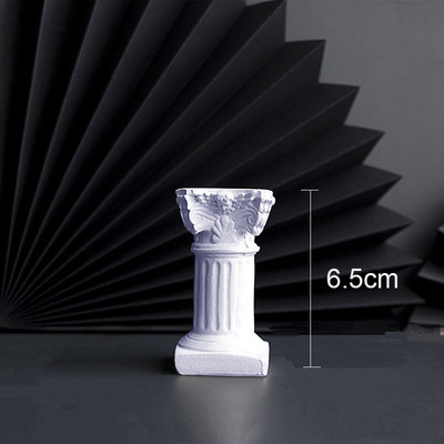 12,5 cm római oszlopok fényképezés dekoráció ékszer Mini fülke fényképezés kellékek gyűrűhöz karkötő nyaklánc fülbevaló rúzs