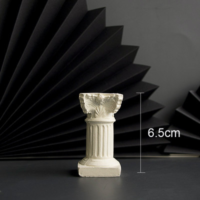 12,5 cm római oszlopok fényképezés dekoráció ékszer Mini fülke fényképezés kellékek gyűrűhöz karkötő nyaklánc fülbevaló rúzs