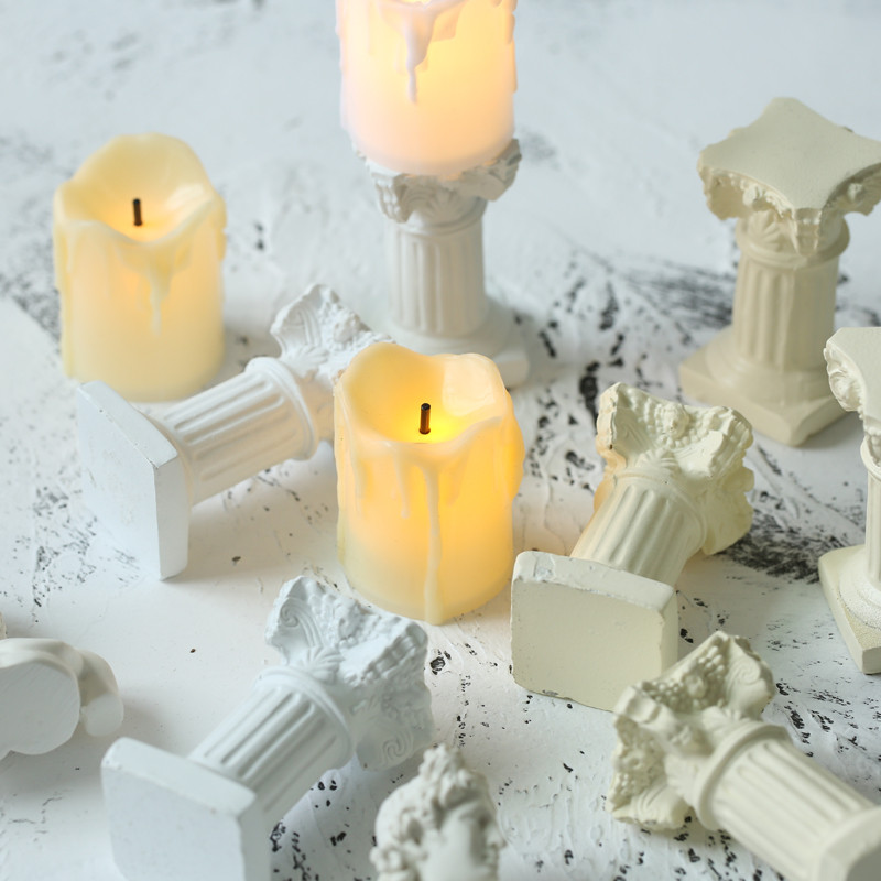 12,5 cm római oszlopok fényképezés dekoráció ékszer Mini fülke fényképezés kellékek gyűrűhöz karkötő nyaklánc fülbevaló rúzs