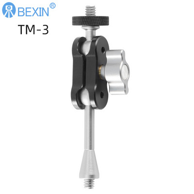 BEXIN Super Clamp koos multifunktsionaalse Magic Arm kahe kuulpeaga superklambriga 1/4 keermega adapter DSLR-kaameratele