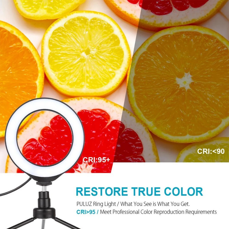 4,7 collu USB baltās gaismas LED fotografēšanas pašbildes gredzena gaismas video emuāru veidošanas aizpildīšanas gaisma pakalpojumam Blogger