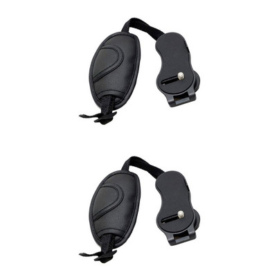 Odinis rankenos riešo dirželis DSLR fotoaparatams, tinkamas Nikon Canon (juodas)