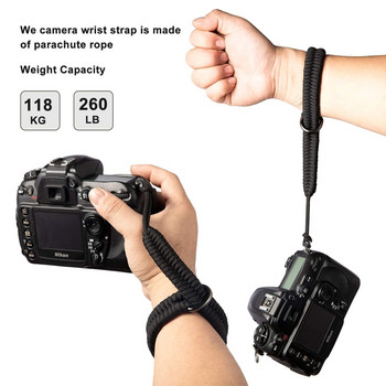 Λουράκι κάμερας Κάμερα Λουράκι καρπού Χειρολαβή Paracord Πλεκτό βραχιολάκι για Sony Pentax Panasonic DSLR Κάμερα Σχοινί H3CA