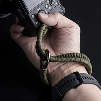 Каишка за камера Каишка за китка Каишка за китка Paracord Braided Wristband за Sony Pentax Panasonic DSLR Камера Въже H3CA