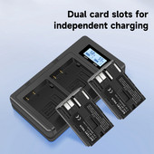 Palo BP511A BP-511 BP511 punjivi punjač za baterije fotoaparata LCD dvostruki punjač za Canon EOS 300D 5D 20D 30D 50D 40D 10D