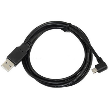 USB 2.0 Type-A мъжки към микро 5 пинов 90° ъглов мъжки преобразувателен кабел кабел