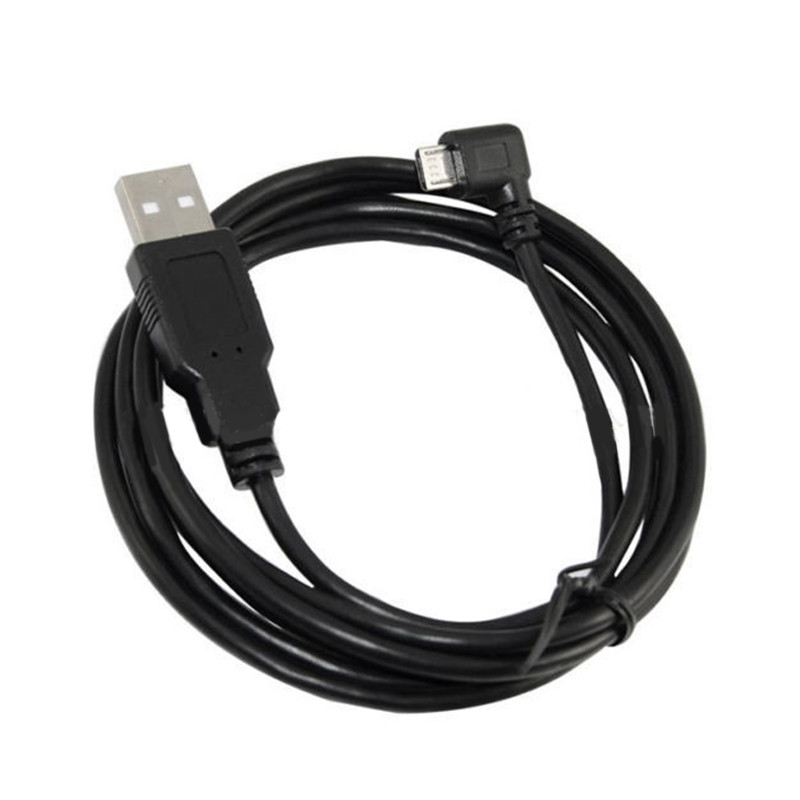 Cablu convertor USB 2.0 tip A tată la Micro cu 5 pini, unghi de 90°