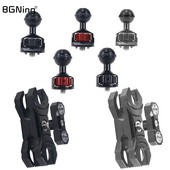 Kettős 20 mm-es golyósfejű kapocs Magic kar bilincs 1/4 3/8 Arri Pin Adapter 360 forgó ketrec szerelék meghosszabbítható monitor állvány fénytartó