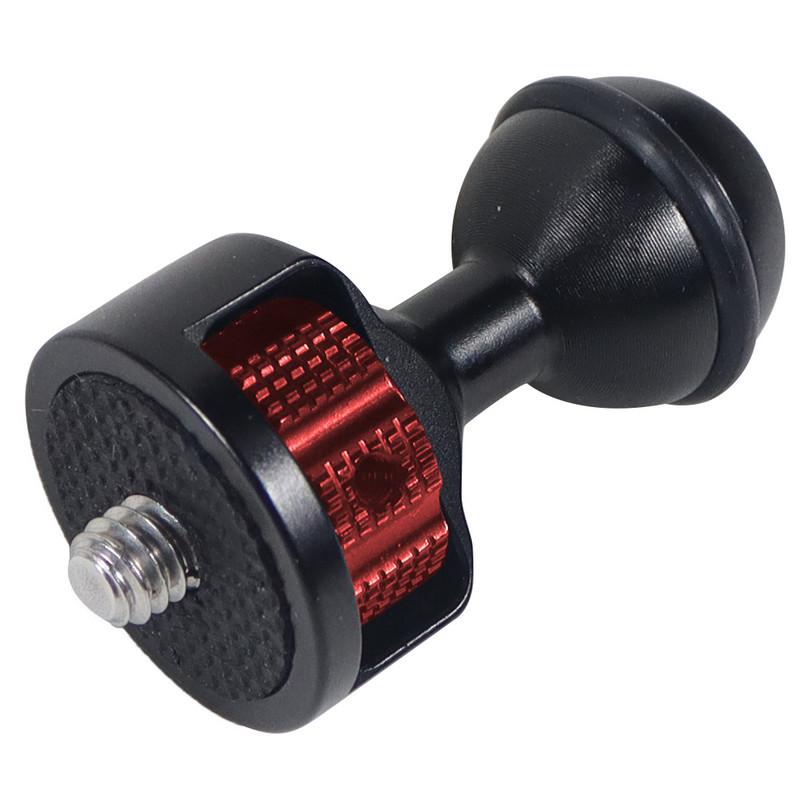 Kettős 20 mm-es golyósfejű kapocs Magic kar bilincs 1/4 3/8 Arri Pin Adapter 360 forgó ketrec szerelék meghosszabbítható monitor állvány fénytartó