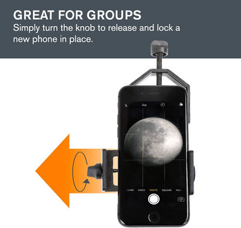 Βάση στήριξης προσαρμογέα φωτογραφίας κινητού τηλεφώνου -Συμβατός μονόφθαλμος βραχίονας κιάλια τηλεσκοπίου, Fit Almost Brands Smartphones
