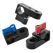 15 mm varraste süsteemide klambriga kinnitusadapter ülemise käepidemega DSLR-kaamera puuri käepideme käepideme kruvipikendusjuustu jaoks